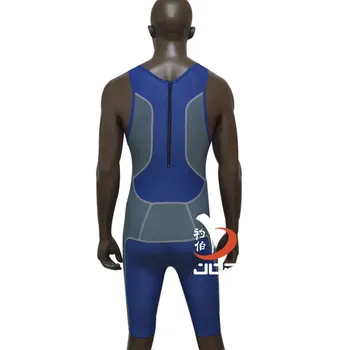 JOB Black Lycra sleeveless ironman triathlon wetsuit one piece bodysuit plus size maternity swimwear cycling running wear