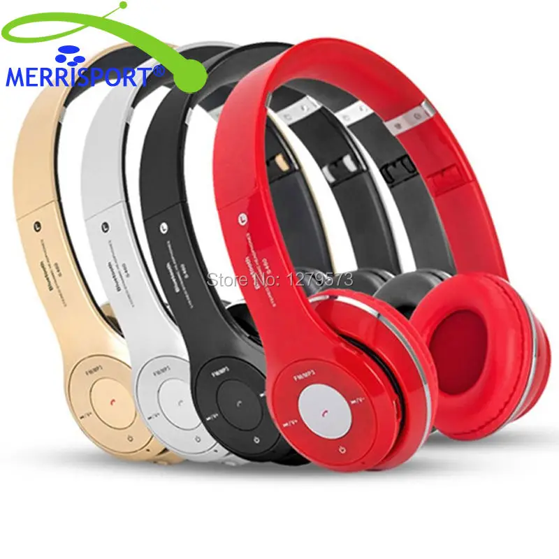 MERRISPORT Wireless Bluetooth Headphones Over-ear Stereo Wireless Headsets With Mic For iPhone Nokia HTC Samsung LG Moto Tablet