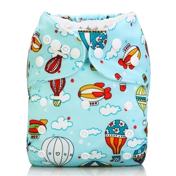 Mums] Unisex Pack Wholesale Price Baby Washable Adjustable Pocket Diaper Insert Available with Bags Suit 0-3 years 3-15kgs