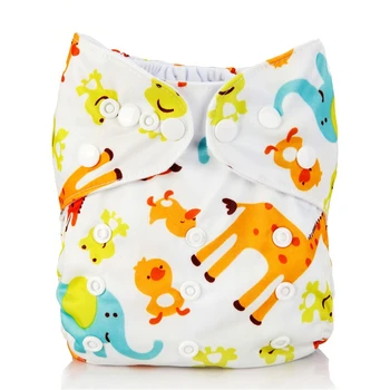 Mums] Unisex Pack Wholesale Price Baby Washable Adjustable Pocket Diaper Insert Available with Bags Suit 0-3 years 3-15kgs