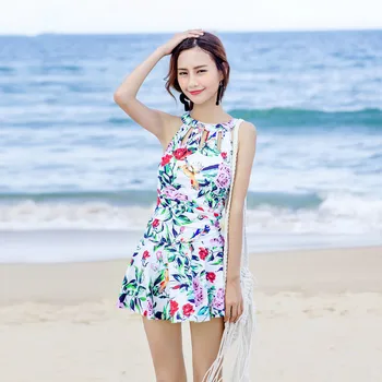 NIUMO NEW one-piece swimsuit woman Small chest Gather Large size Hot spring swimwear Swim Beach holiday
