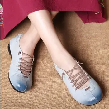 QIZHONGQI Hollow Out Comfortable Wedged Sandals 2017 Summer Women Large Size 41 Female Genuine Leather Peep Toe Cowhide Shoes