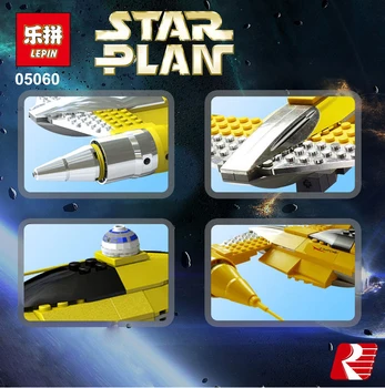 Lepin 05060 Star War Series The Rogue One USC Naboo Style Fighter Set 10026 Block Brick Educational Toys With 10026