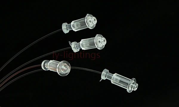 For optic fiber end cups hats tailpieces fittings optical fiber cable tags for 0.5mm to 3mm optical fiber cables x150pcs