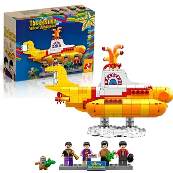 Lepin 21012 The Beatles Yellow Submarin building bricks blocks Toys for children boys Game Model Gift Compatible with Bela 21306