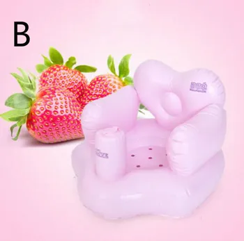Baby Inflatable Sofa Infant Seat Backrest Safety Thickening Multi-functional Portable Baby Sofa T01