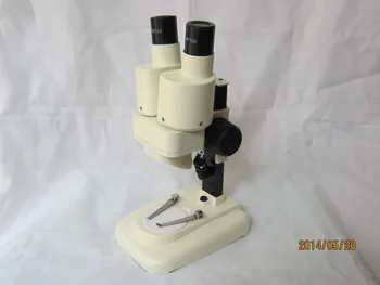 Children Christmas Gift 20X Student Zoom Stereo Microscope LED Binocular Stereo Microscope PCB Solder Tool