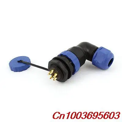 SD20 20mm 5 Pin Elbow Waterproof Aviation Connector Plug Socket IP68