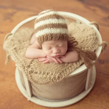 Baby Pose Pod Newborn Basket Posing Bowl Photography Props Handle Newborn Nest Cocoon Fashion Baby Seats Commander Posing Posant