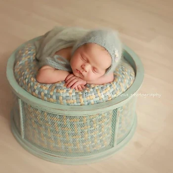 Baby Pose Pod Newborn Basket Posing Bowl Photography Props Handle Newborn Nest Cocoon Fashion Baby Seats Commander Posing Posant
