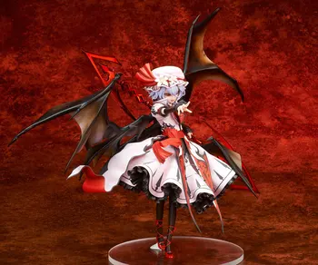 1pcs Touhou Project Remilia Scarlet Red Magic Legend.ver action pvc figure toy tall 23cm hot sell.