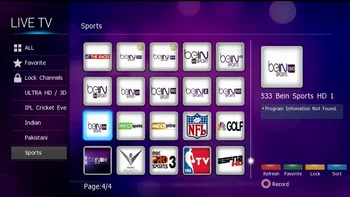 Amp; stable Indian and English IPTV Box Linux system with 14 days testing hot channels such as BeIN Sports zee tv indian IPTV