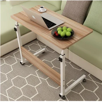 250301/Lazy bedside laptop desk / home bed with simple desk / folding mobile small desk/Wearable PU roller