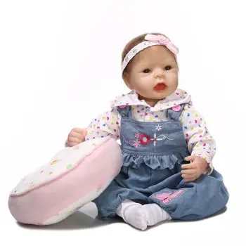 50cm NPK COLLECTION DOLL Silicone Reborn Baby Doll Toy Lifelike Simulation Real Touch Newborn Girl Babies Child Birthday Gift