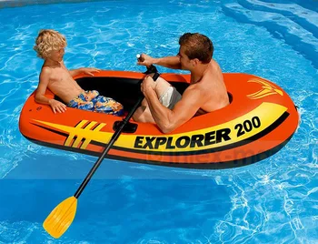 Inflatable Rowing Boats With Oars And Pump Rubber Fishing Boat Summer Water Sports