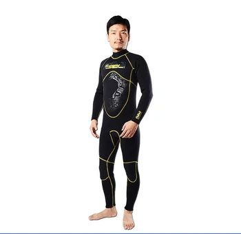 Men's 3MM Neoprene Wetsuits Bodysuit Full Body Scuba Dive Diving Wet Suit Winter Swim Warm Surf Snorkeling Spearfishing