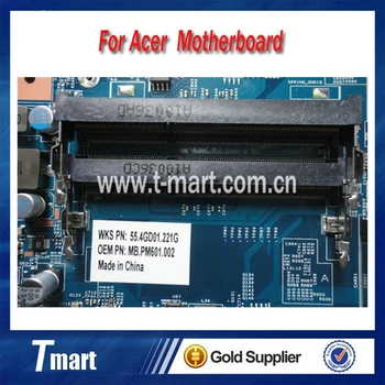 Working Laptop Motherboard for ACER MBPM601002 5740 5741 D725 hm55 System Board fully tested