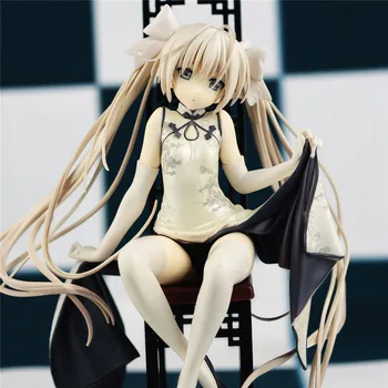 Starz Game In solitude Kasugano Sora Plastic PVC Action Figures Sexy Cheongsam Version Collection Kids Toys Black,White,Blue,Red