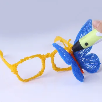 DIY 1.75mm ABS/PLA Smart 3D Printing Pen 3D Pen + Filament +Adapter Creative Pen Maker Gift For Kids Design Painting Drawing