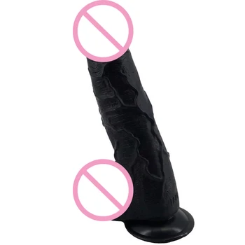 25*5.8cm black horse dildo male artificial penis huge dildo penis artificial with Suction cup dildo sex toys for women lesbian