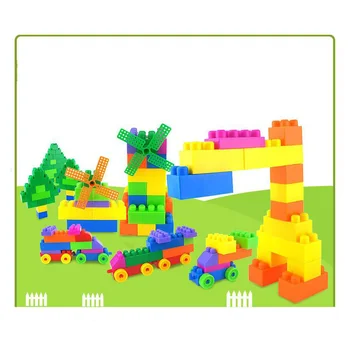 135pcs Blocks Enlighten DIY Blocks Toy Plastic Fight Inserted Building Blocks for Kids