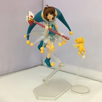 Classic Card Captor Sakura Kinomoto Sakura: Clown Battle Costume ver. PVC Action Figure Collectible Model Toy 14cm gift