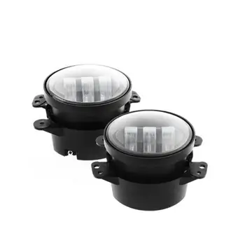 Plug and Play FOR Jeep LED fog light Driving lights 4 inch Auto DRL Lighting led headlamp for Offroad JK Jeep Wrangler Trucks