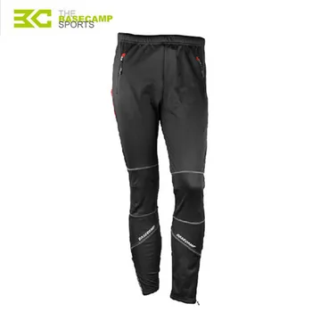 Basecamp 2017 Winter Cycling Pants Men Cycling Windproof Fleece Thermal Cycling Bicycle Bike Long Pants pantalon ciclismo