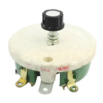 200W 500 Ohm Ceramic Wirewound Potentiometer Rotary Resistor Rheostat
