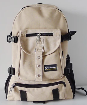 New Fashion arcuate shouider strap zipper solid casual bag male backpack school bag canvas bag designer backpacks for men