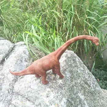 Large Size 34*7*18cm Prehistoric Savage Brachiosaurus T-REX Dinossauro Brinquedo Jurassic Dinosaurs Action Figures Kid Toy