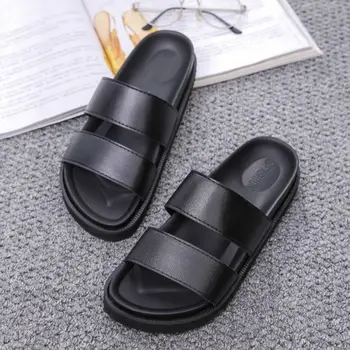 Sexy Ladies Wedges Sandals Solid Color Platform Slipper Open Toe Brand Summer Shoes Women Vacation Leisure Footwears Size 35-40