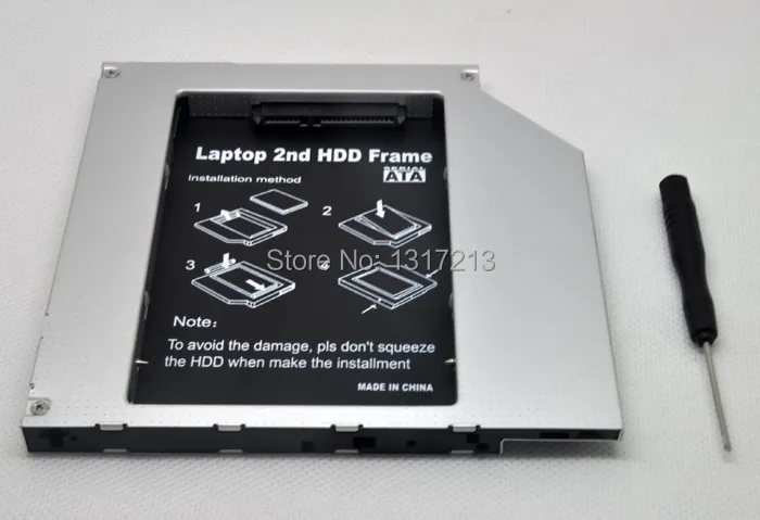 NEW 2nd HDD SSD caddy FOR Macbook pro SuperDrive SATA to PATA Non-Unibody MB133LL/A