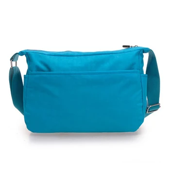 Women Messenger Bags Ladies Nylon Handbag Light Travel Bags Girl Casual Shoulder Bag Female Bag Crossbody Multi Zipper Pocket