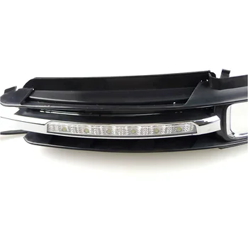 Car DRL Kit for Audi A6L LED Daytime Running Light bar 2009-2011 fog lamps daylight auto for car led lights A6L C6 DRL 12V