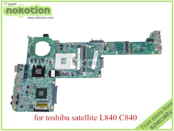 Mainboard For toshiba Satellite C840 L840 Laptop motherboard HD4000 ATI 216-0833000 graphics DDR3 DABY3CMB8E0 REV E A000174880