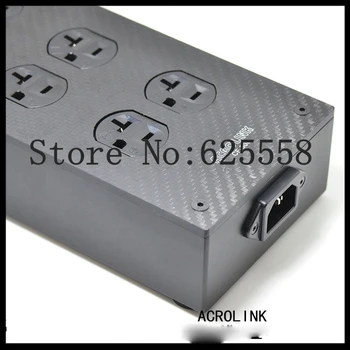 Viborg audio Carbon Fiber 6 outlet box chassis HIFI US AC Power Distributor