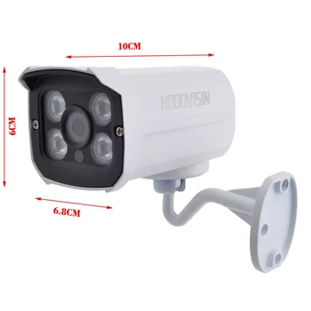 HOBOVISIN CCTV System 8CH 1080P 2.0 HDMI P2P ONVIF 8CH 1080P NVR 8PCS 1080P Metal IP66 ip Camera 4PCS Array LEDS IP CAMERA KIT