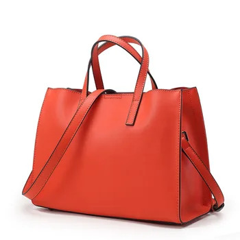 Real Genuine Leather Bags Women Messenger Bags Women's Shoulder Bag Vintage Luxury Brand Big Tote Ladies Handbags TYY214