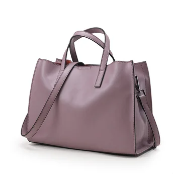 Real Genuine Leather Bags Women Messenger Bags Women's Shoulder Bag Vintage Luxury Brand Big Tote Ladies Handbags TYY214