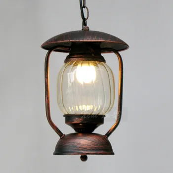 American Style Pendant Lamp Iron Vintage Led Pendant Light Creative Coffee Shop Vintage Lamp Bar Vintage Industrial Lighting