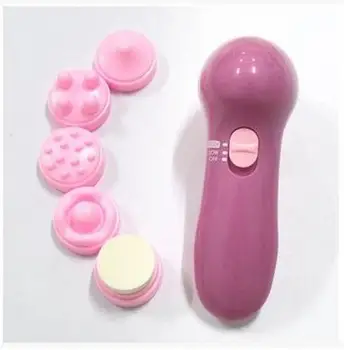 Massage facial massager 6 in 1 beauty facial color box 6 head promote blood circulation length 12cm wide 7.8cm