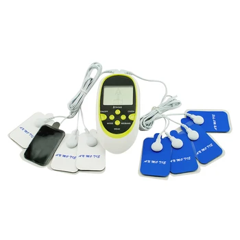 Digital Therapy Machine Pulse Full Body Acupuncture Massager 8 Pads