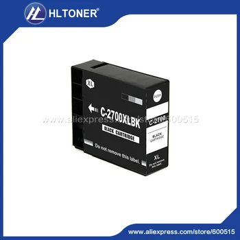 Pigment ink 4pcs Compatible Canon ink cartridge PGI-2700XL PGI-2700 for MAXIFY IB4070 MB5070 MB5370  Full ink