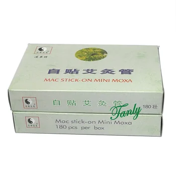 Few smoke self-stick moxa roll Hancao warm moxibustion roll 6x28mm 180pieces/pack new package