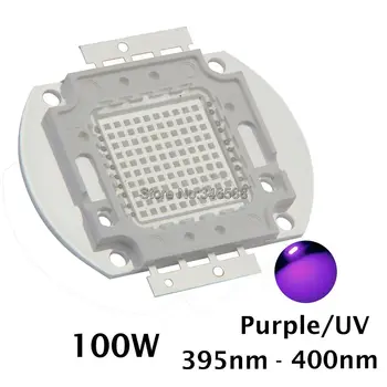 100W Epileds 42Mil Ultra Violet UV High Power Light Chip 365nm-370NM,380nm-385nm,395-405nm,420nm-425nm DIY COB Light Source