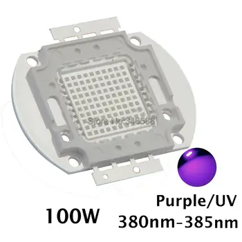 100W Epileds 42Mil Ultra Violet UV High Power Light Chip 365nm-370NM,380nm-385nm,395-405nm,420nm-425nm DIY COB Light Source