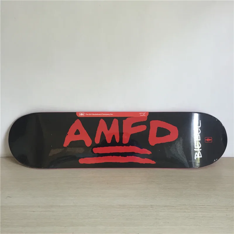 GIRL Graphics AMFD/THRASHER/BIEBEL Skateboard Deck 7 7/8
