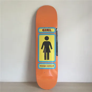 GIRL Graphics AMFD/THRASHER/BIEBEL Skateboard Deck 7 7/8