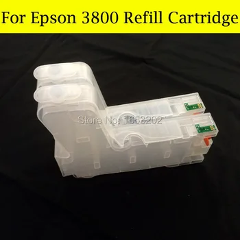 9PCS x 280ML Refill Ink Cartridge For Epson 3800 3800XL Cartridge T5801-T5809 For Epson Printer With 9PCS Chip Sensor